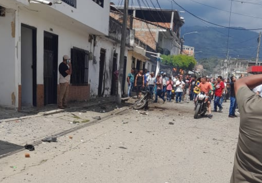 Reportan atentado con motocicleta bomba en Corinto, Cauca