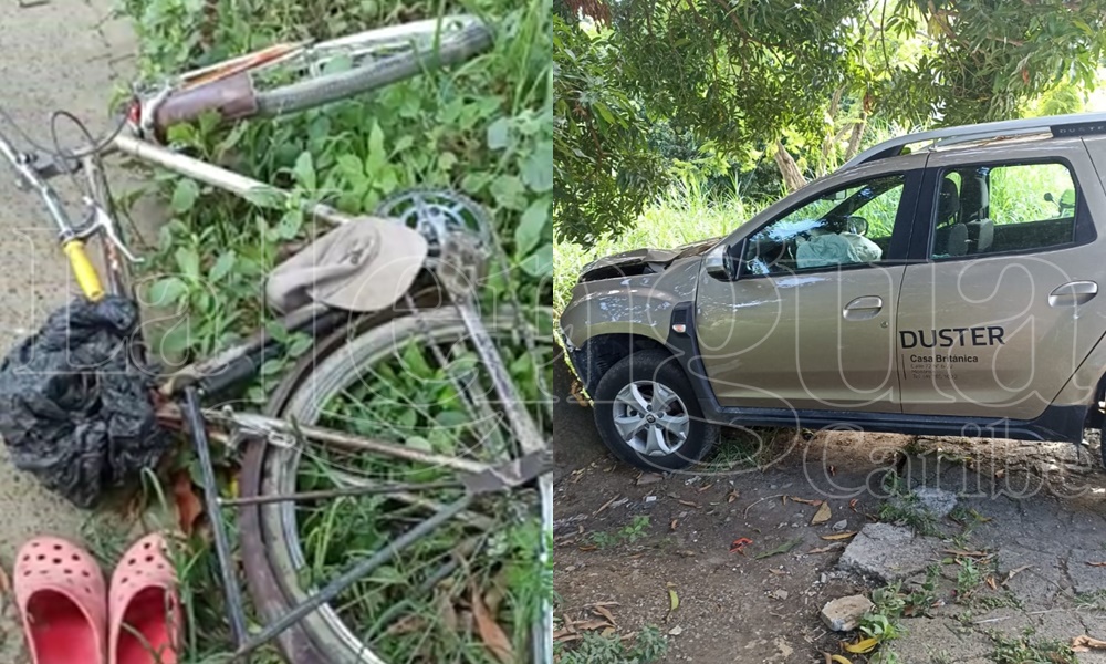 Fuerte trancón en la Avenida Circunvalar de Montería, camioneta atropelló a adulto mayor