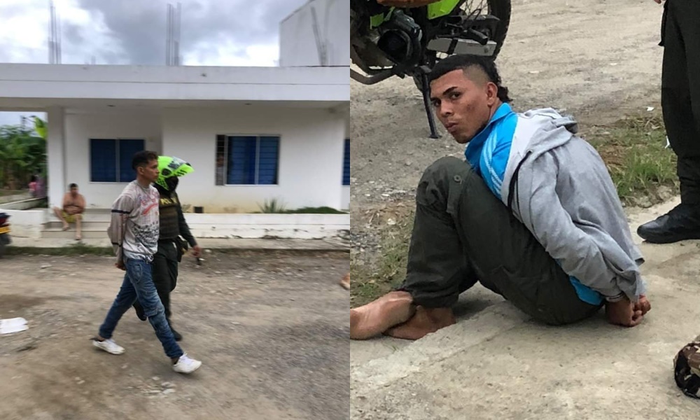 Se robaron un bolso y los capturaron en el barrio Cantaclaro de Montería