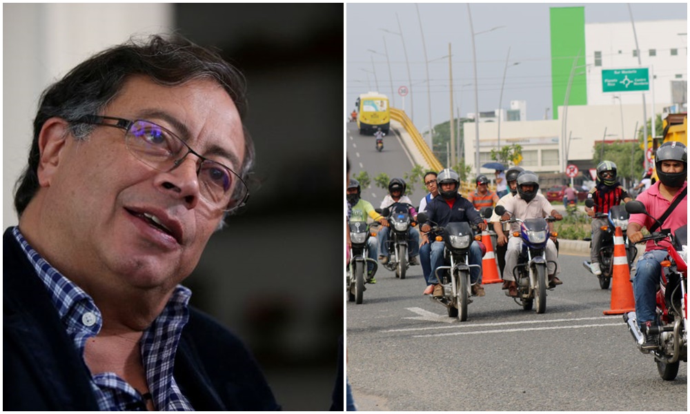 Si Gustavo Petro llega a la presidencia cobrará peaje a motos superiores a los 500CC
