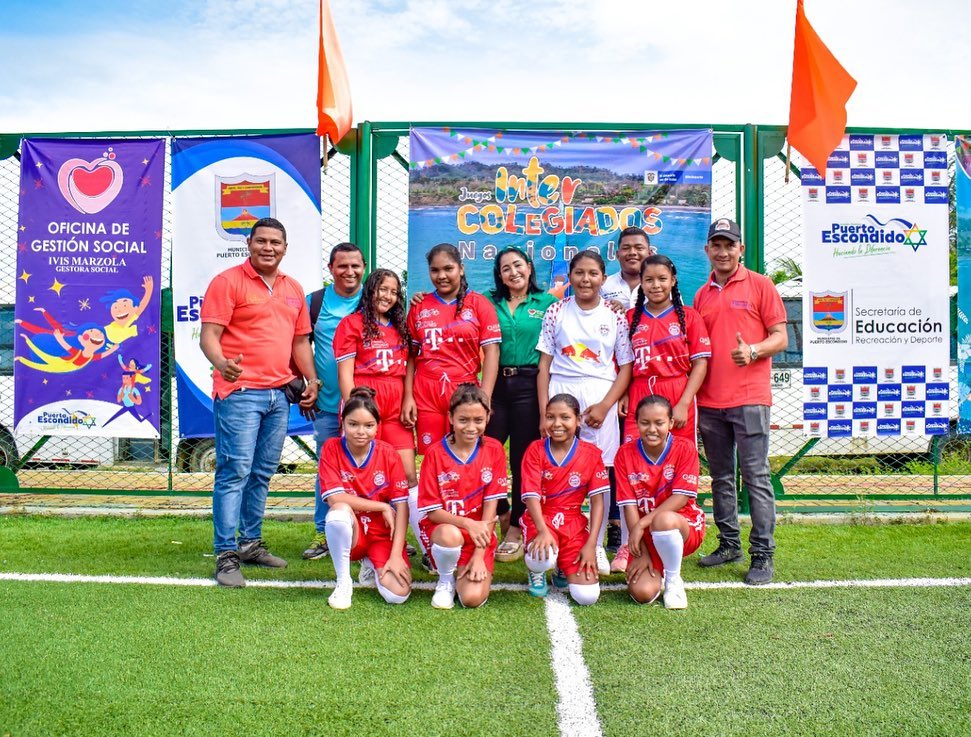 Se inauguraron los Intercolegiados en Puerto Escondido, más de 430 deportistas participarán