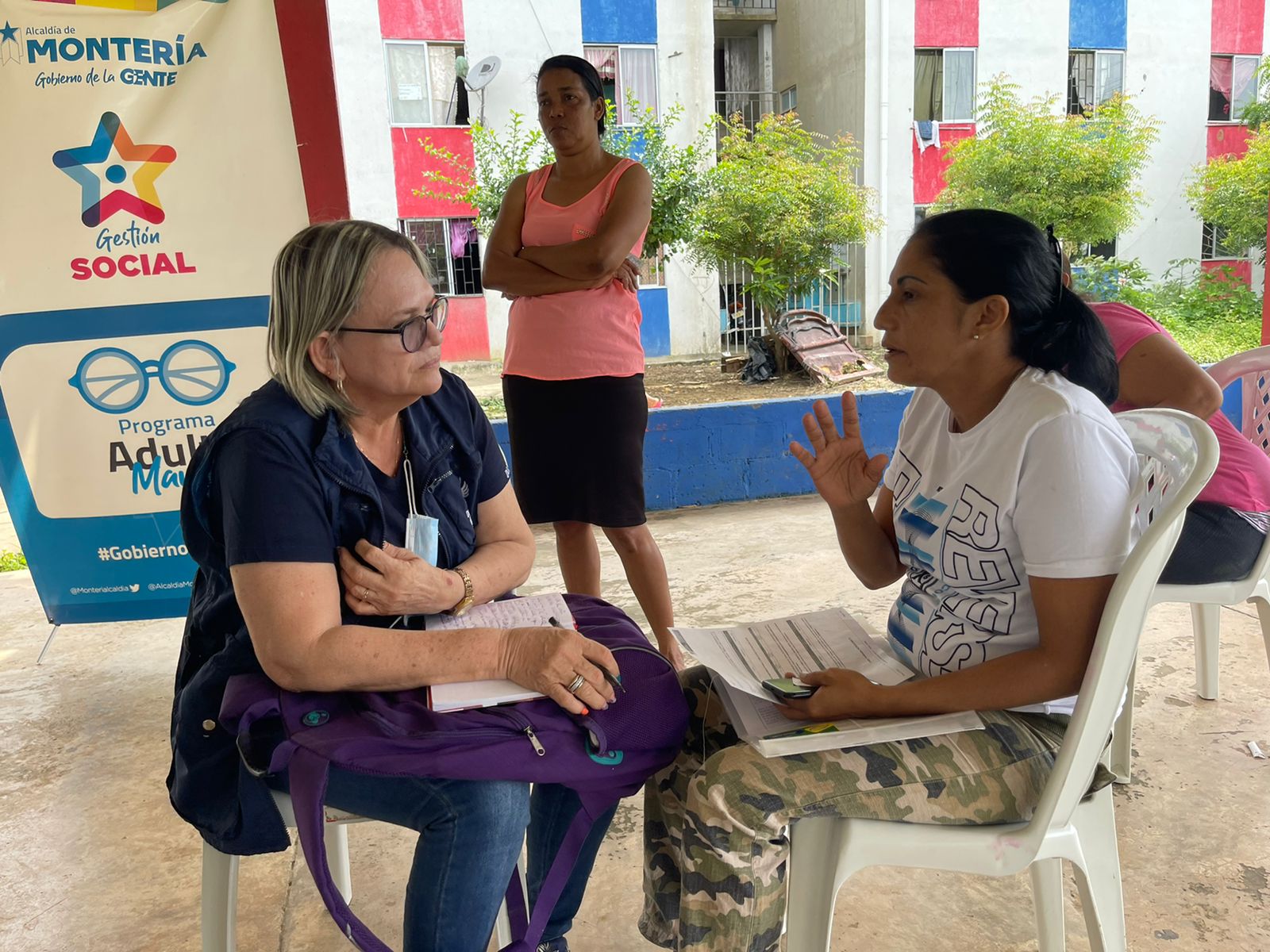 Jornada de atención a víctimas llegó hasta la urbanización El Recuerdo en Montería