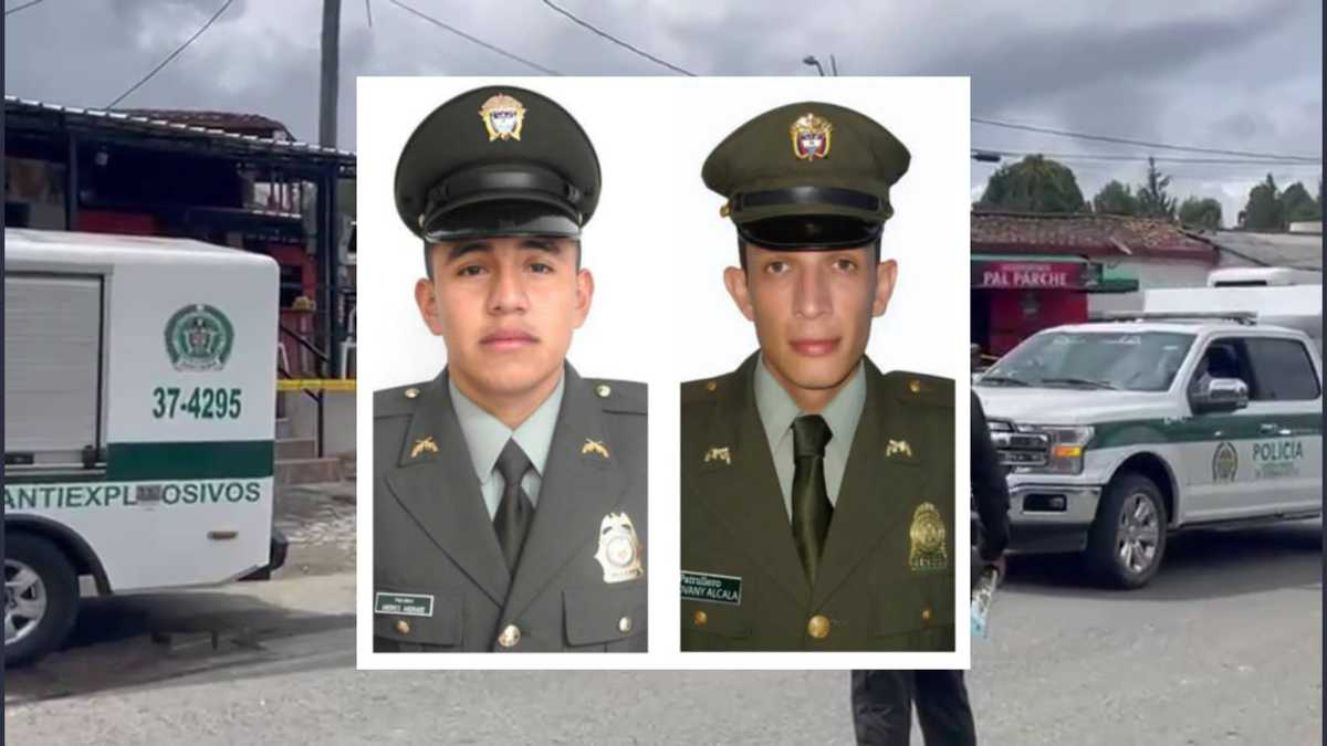 Ofrecen $50 millones por responsables de asesinato de dos policías en Bello, Antioquia