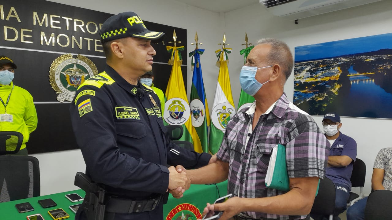 Policía recuperó celulares hurtados mediante la modalidad del ‘cosquilleo’ en Montería