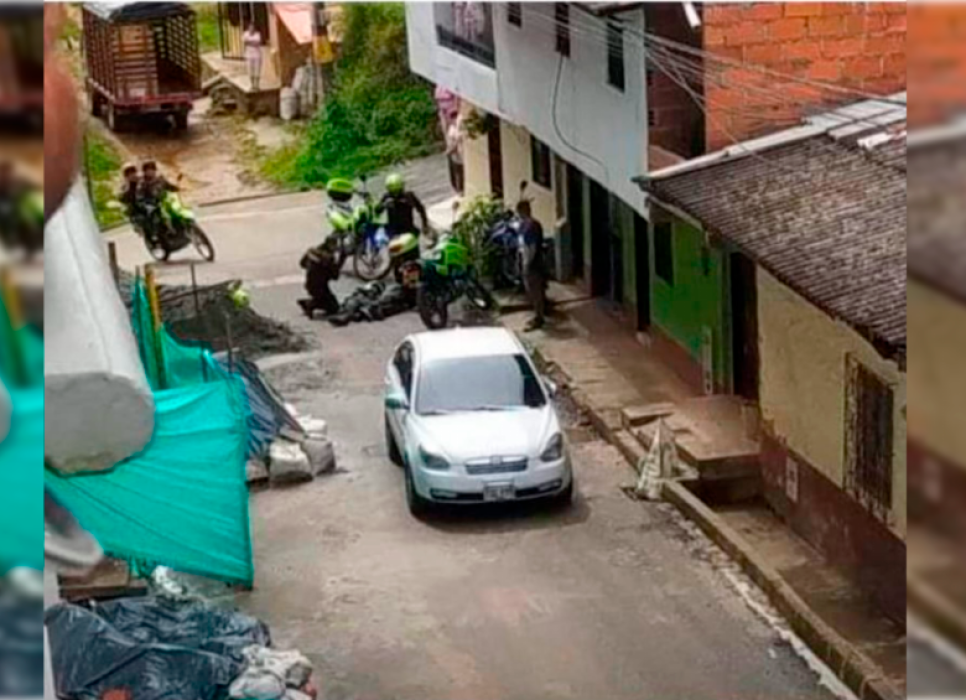 No para el plan pistola, dos policías muertos dejó ataque contra la Fuerza Pública en Yarumal