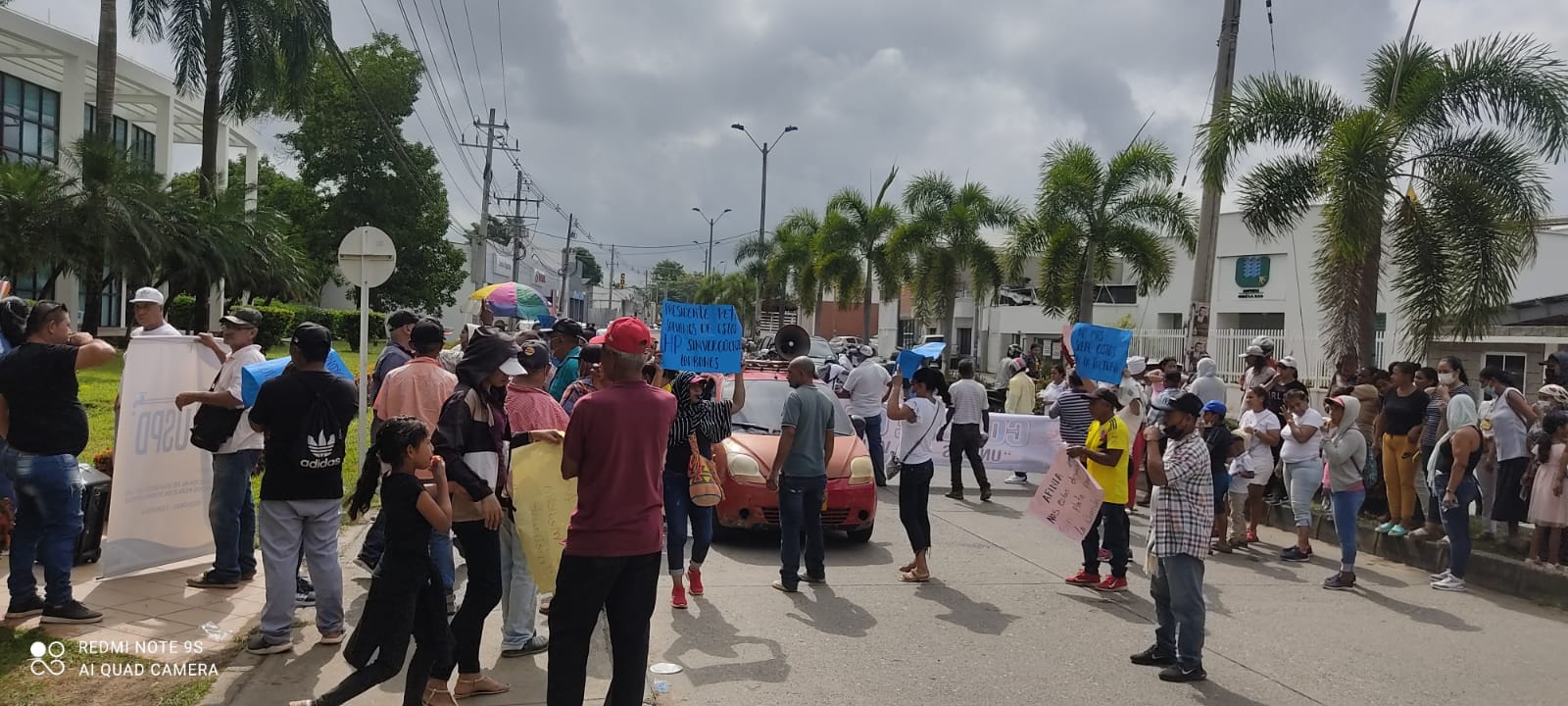 Vuelve y juega, protestan contra Afinia por alza en el cobro de las tarifas en Montería