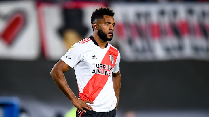 ¿Directo al fracaso? El cordobés Miguel Borja blanco de criticas en River Plate