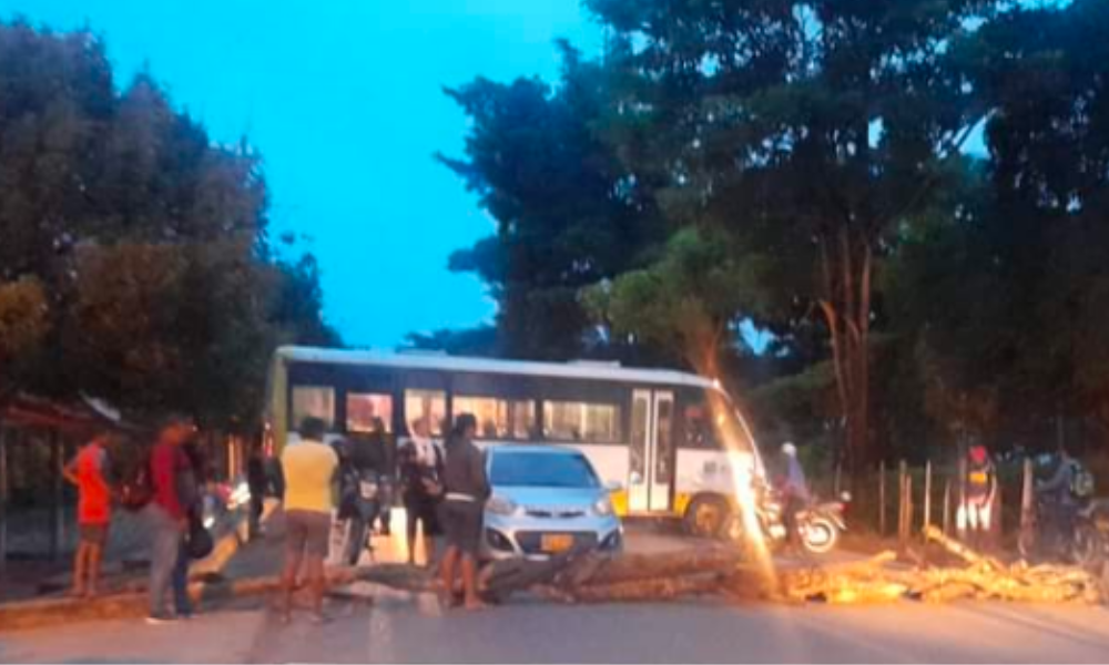 Por protestas, vía Montería – Tierralta amaneció bloqueada nuevamente