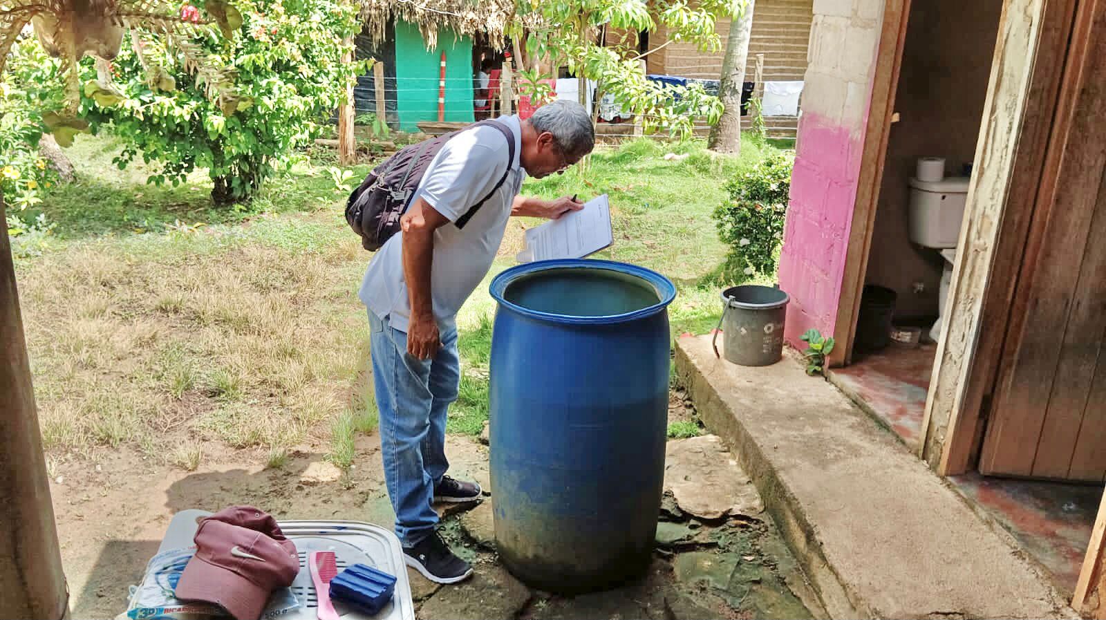 En el corregimiento de Nueva Esperanza se realizó jornada de fumigación para controlar el dengue