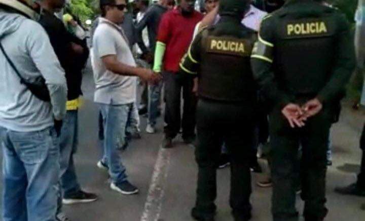 Mototaxistas protestaron e hicieron que les devolvieran sus motos inmovilizadas en San Pelayo