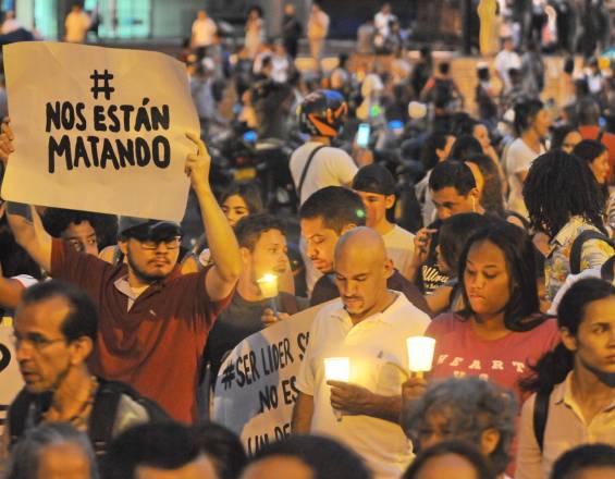 Van 136 líderes sociales y defensores de DDHH asesinados este año en Colombia