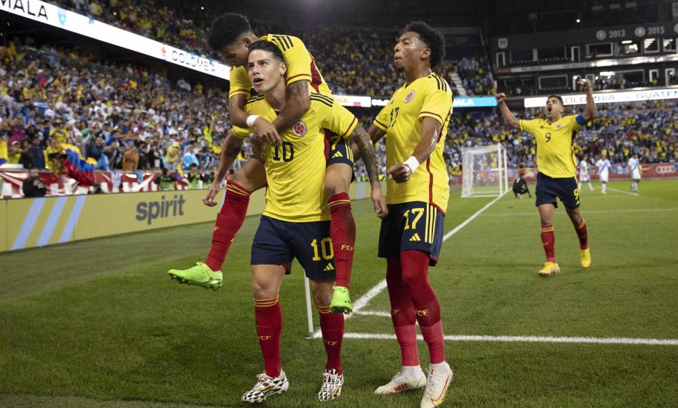 Colombia ganó, gustó y goleó en el debut de Lorenzo como DT