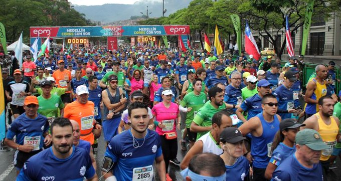 Murió uno de los corredores de la Maratón de Medellín