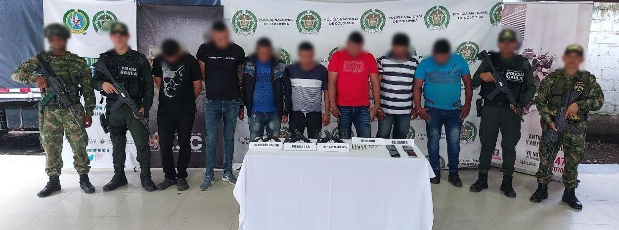 Duro golpe al Clan del Golfo, capturan a siete de sus presuntos extorsionistas en Córdoba