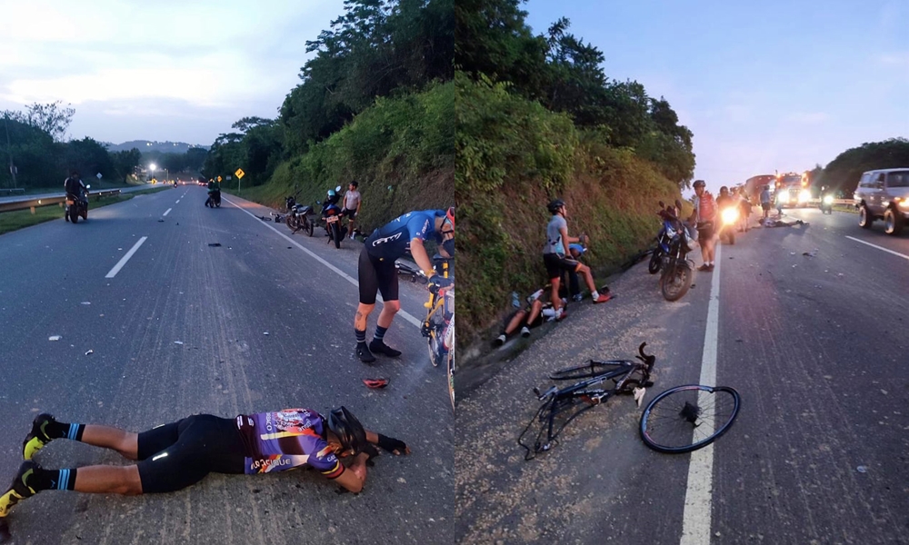 Se entregó conductor que atropelló a un grupo de ciclistas en Bolívar