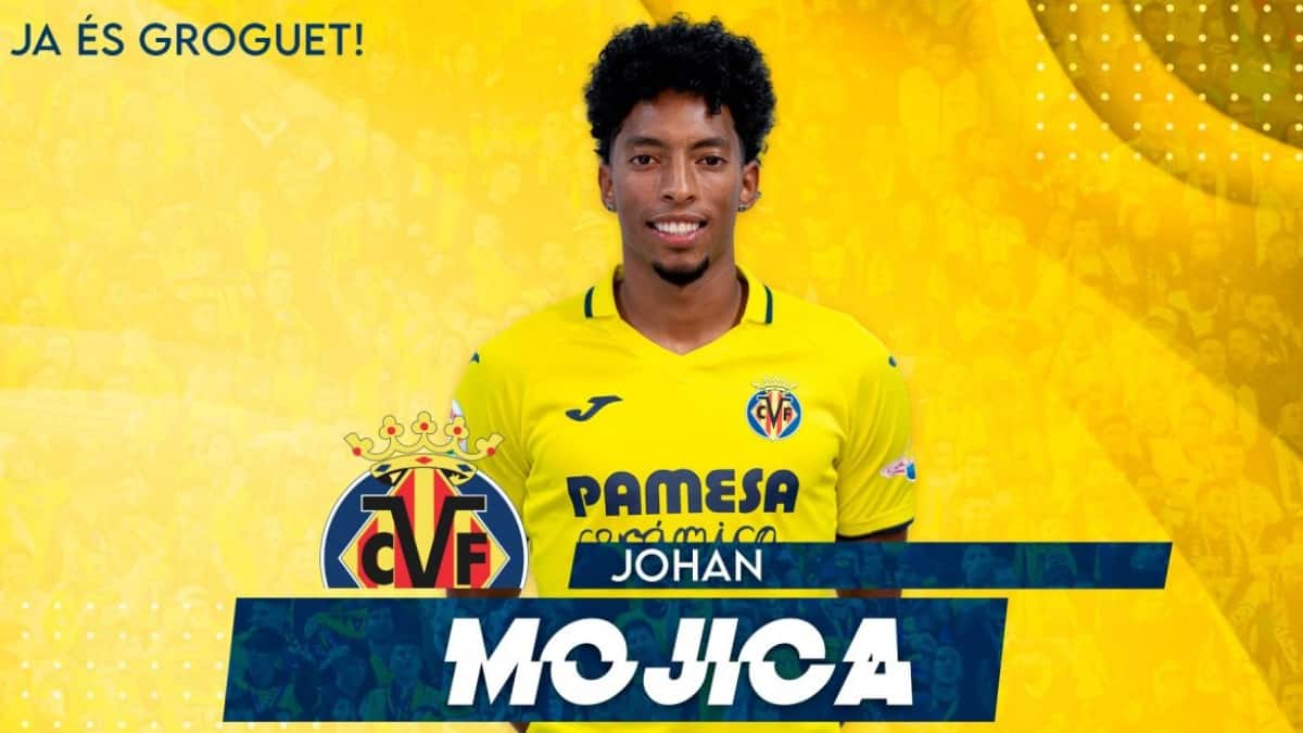 Oficial: el colombiano Johan Mojica es nuevo jugador del Villarreal