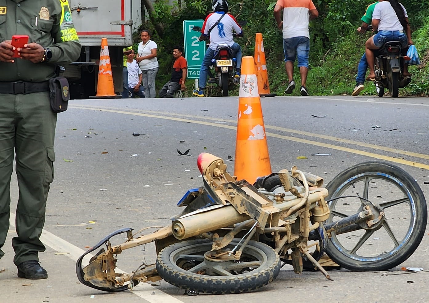 Dos muertos en accidente de tránsito en Ciénaga de Oro