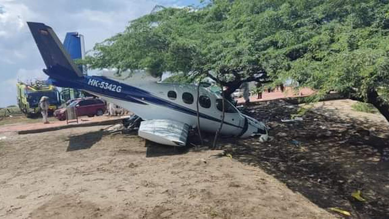 Confirman muerte de menor tras accidente de avioneta en el aeropuerto de Santa Marta