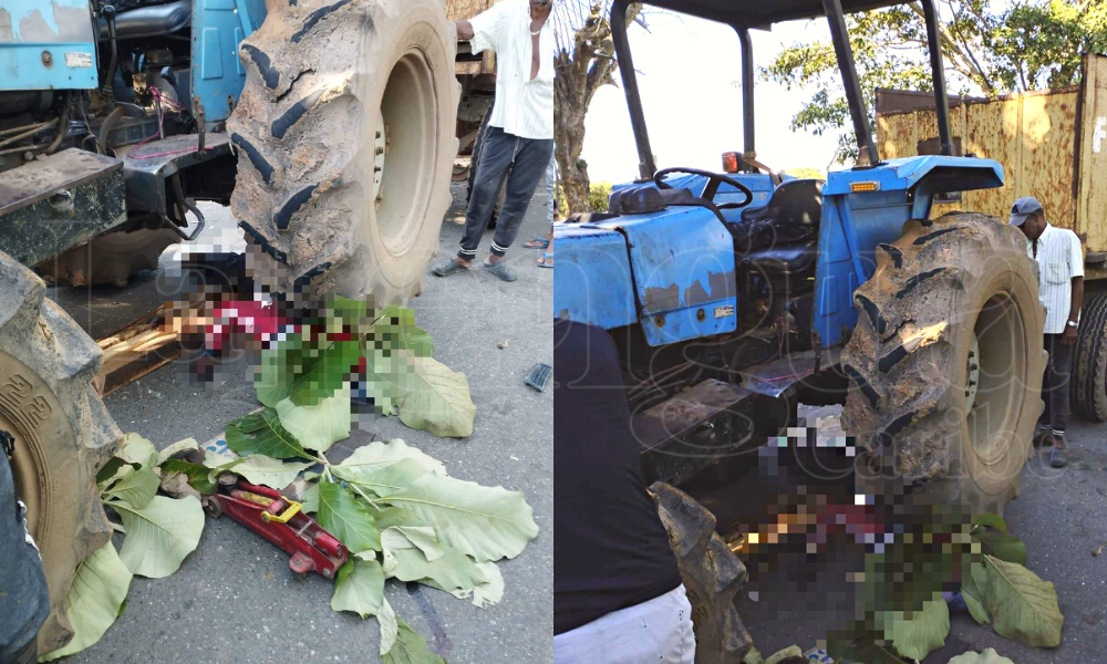 Hombre murió en la vía Tierralta tras caerle encima un tractor mientras lo arreglaba