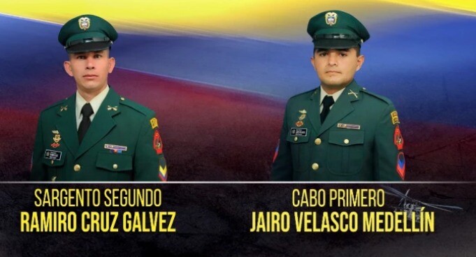 Dos militares y cuatro disidentes de las Farc murieron en combates en Arauca