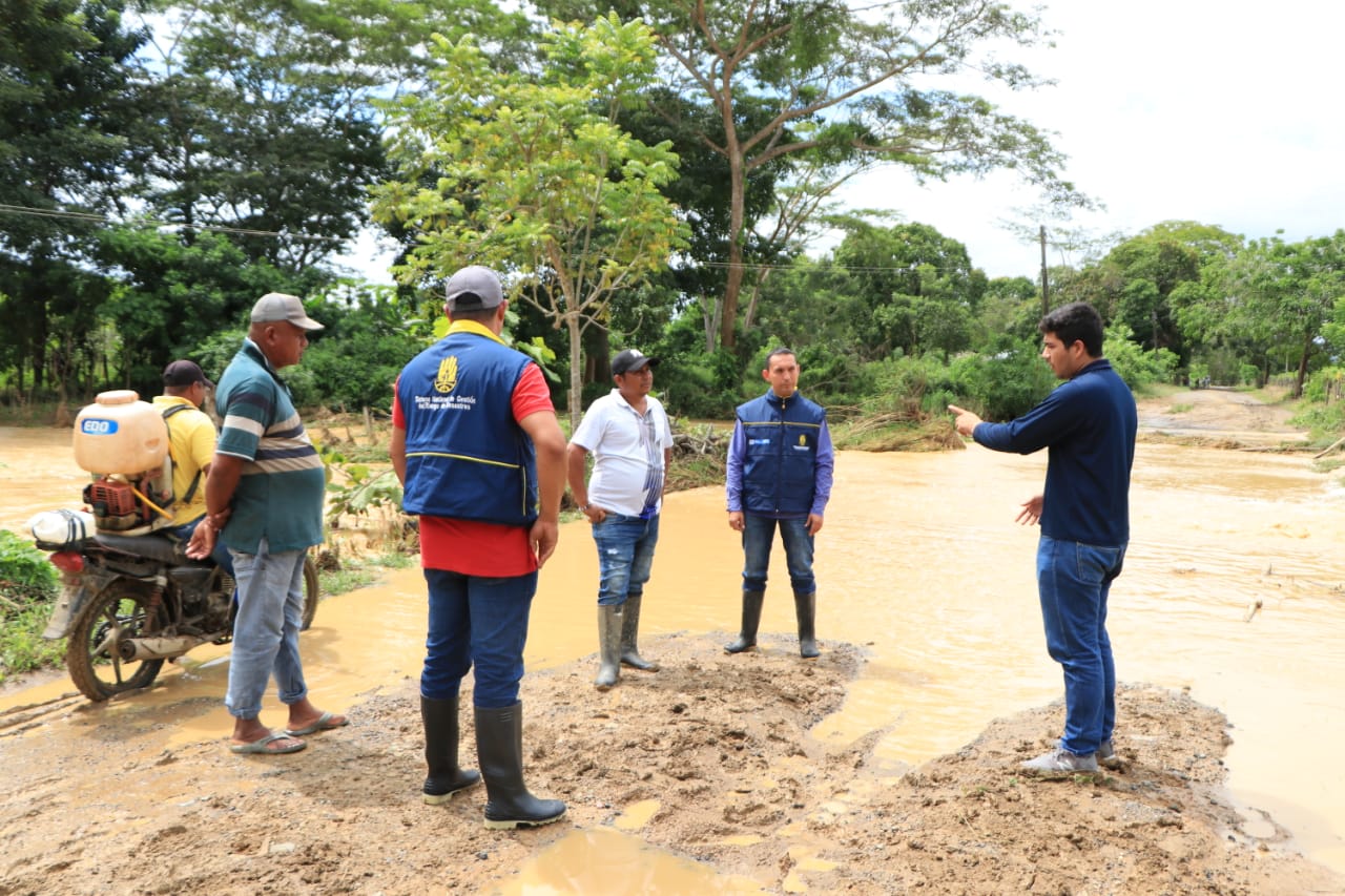 Las lluvias no dan tregua en Montería, equipos de Gobierno y Gestión del Riesgo hicieron presencia en Guasimal