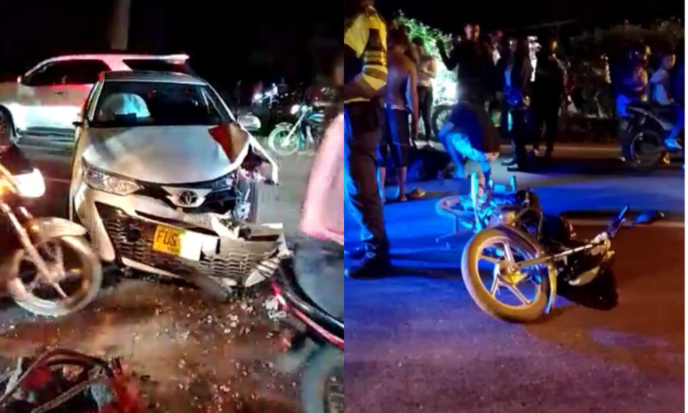Aparatoso accidente en la vía Montería – Cereté dejó una persona lesionada