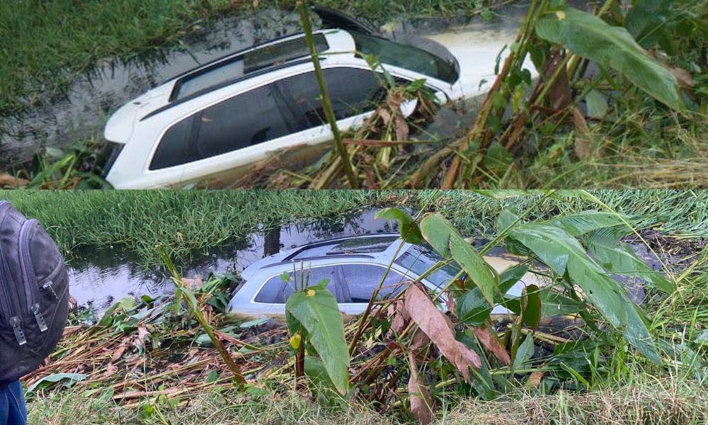 Vehículo cayó al canal de aguas en la vía Cereté – Ciénaga de Oro