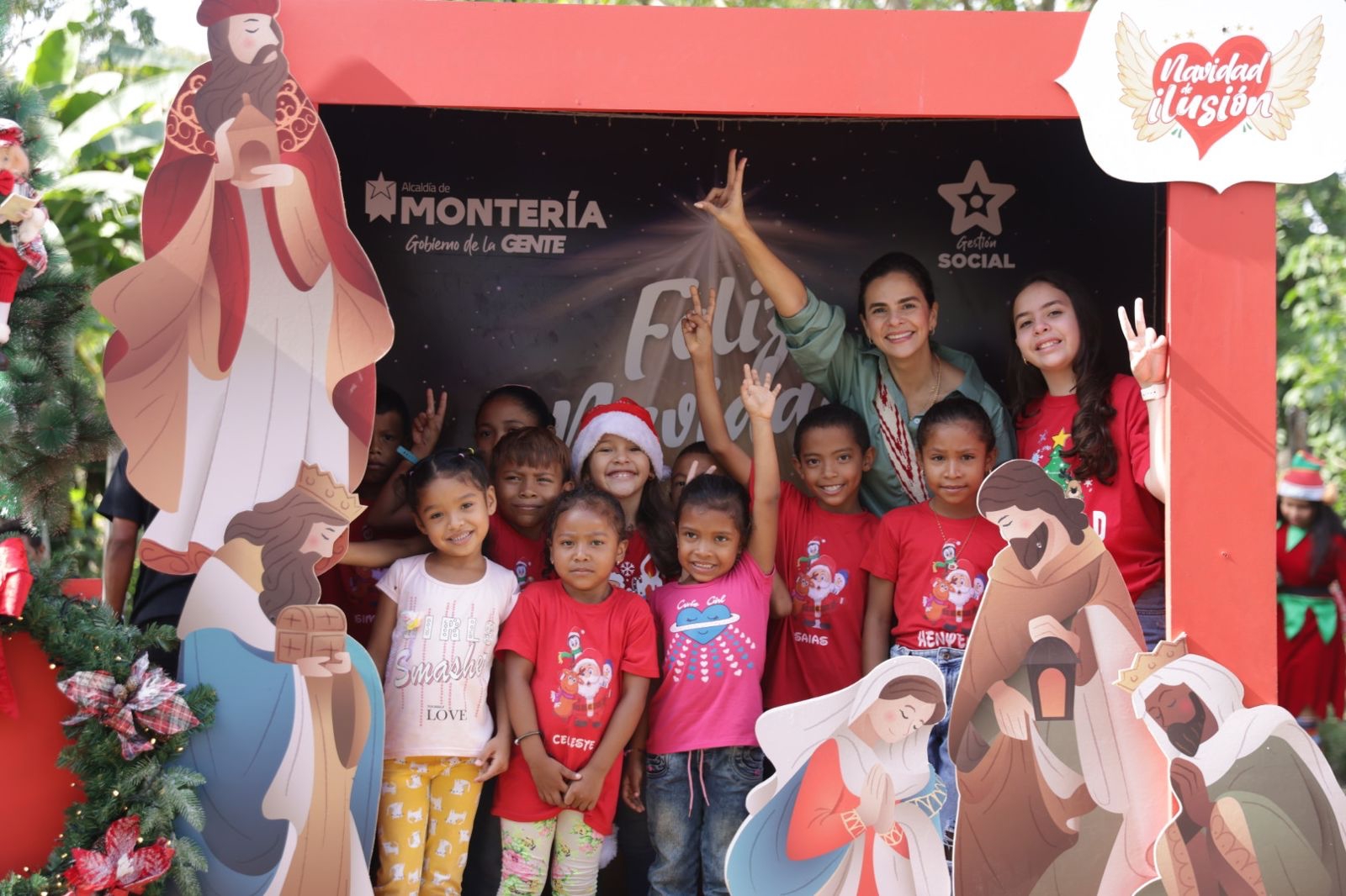 La Navidad de Ilusión recorrió barrios, veredas y corregimientos de Montería