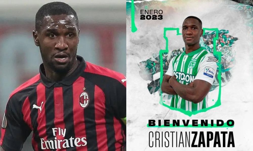 Refuerzo de lujo, Cristián Zapata es el nuevo jugador de Atlético Nacional