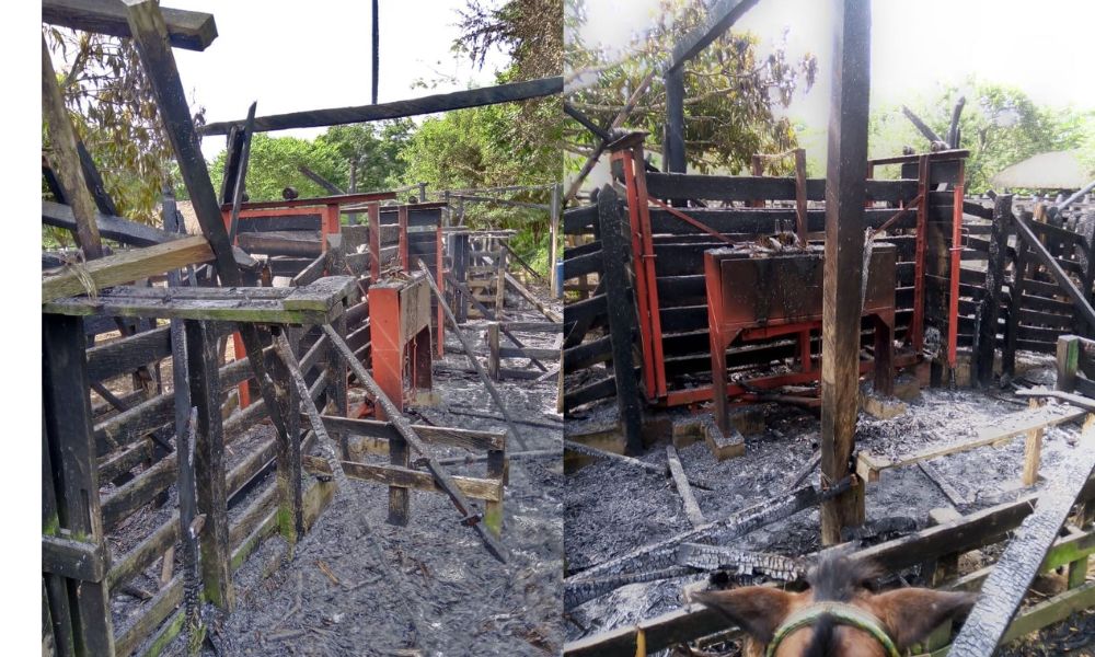 Ganacor rechazó la quema de corrales de una hacienda en zona rural de Montería