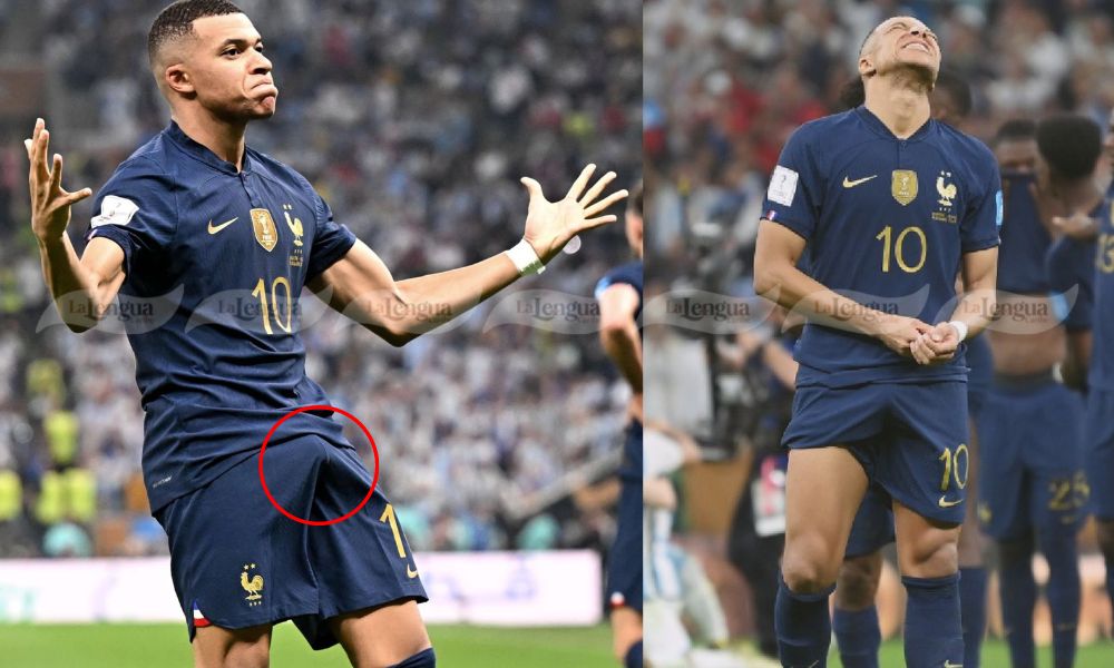 “Mbappé jugó con 3 piernas”: llueven los comentarios por el ‘bulto’ del crack francés  