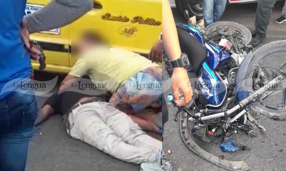 Un hombre murió tras chocar su motocicleta con un taxi en Montería