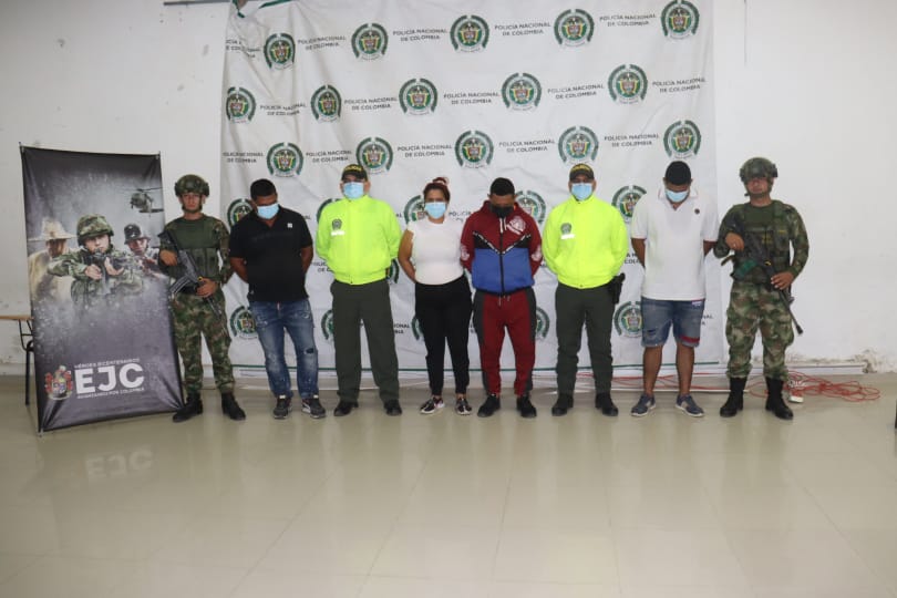 Capturan a 5 personas en El Vidrial, habrían cometido homicidios por control territorial en Montería