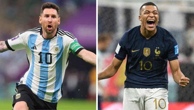 Mbappé vs Messi: el gran duelo en la final del Mundial de Qatar 2022