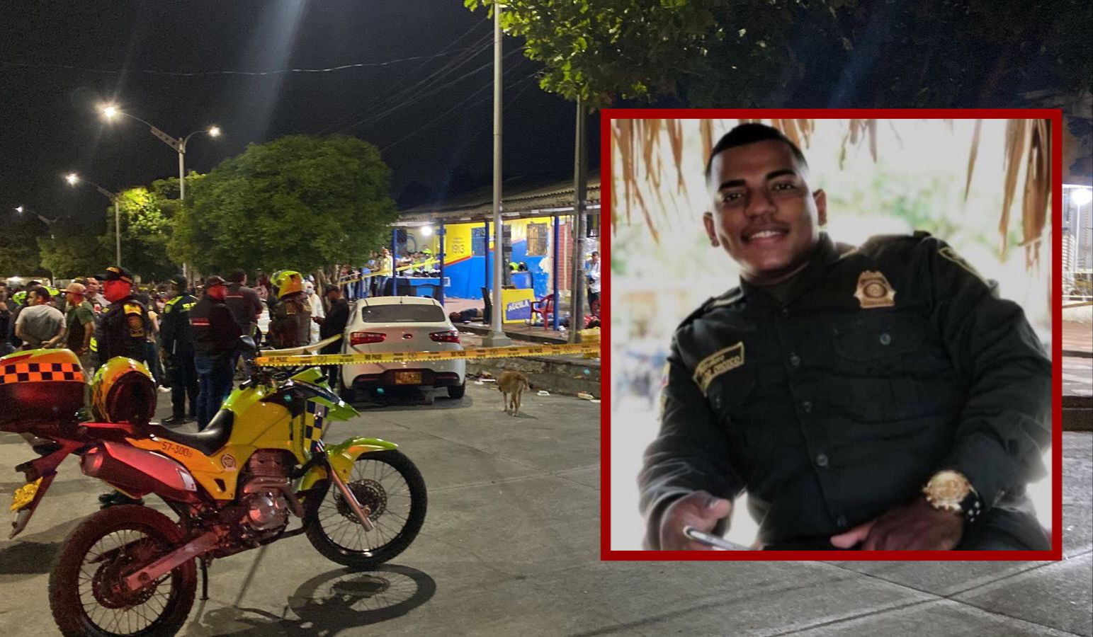 Un policía entre las víctimas de masacre en Barranquilla