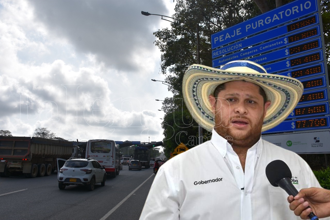 Gobernador de Córdoba hace llamado a las Concesiones para que acaten directriz nacional sobre peajes