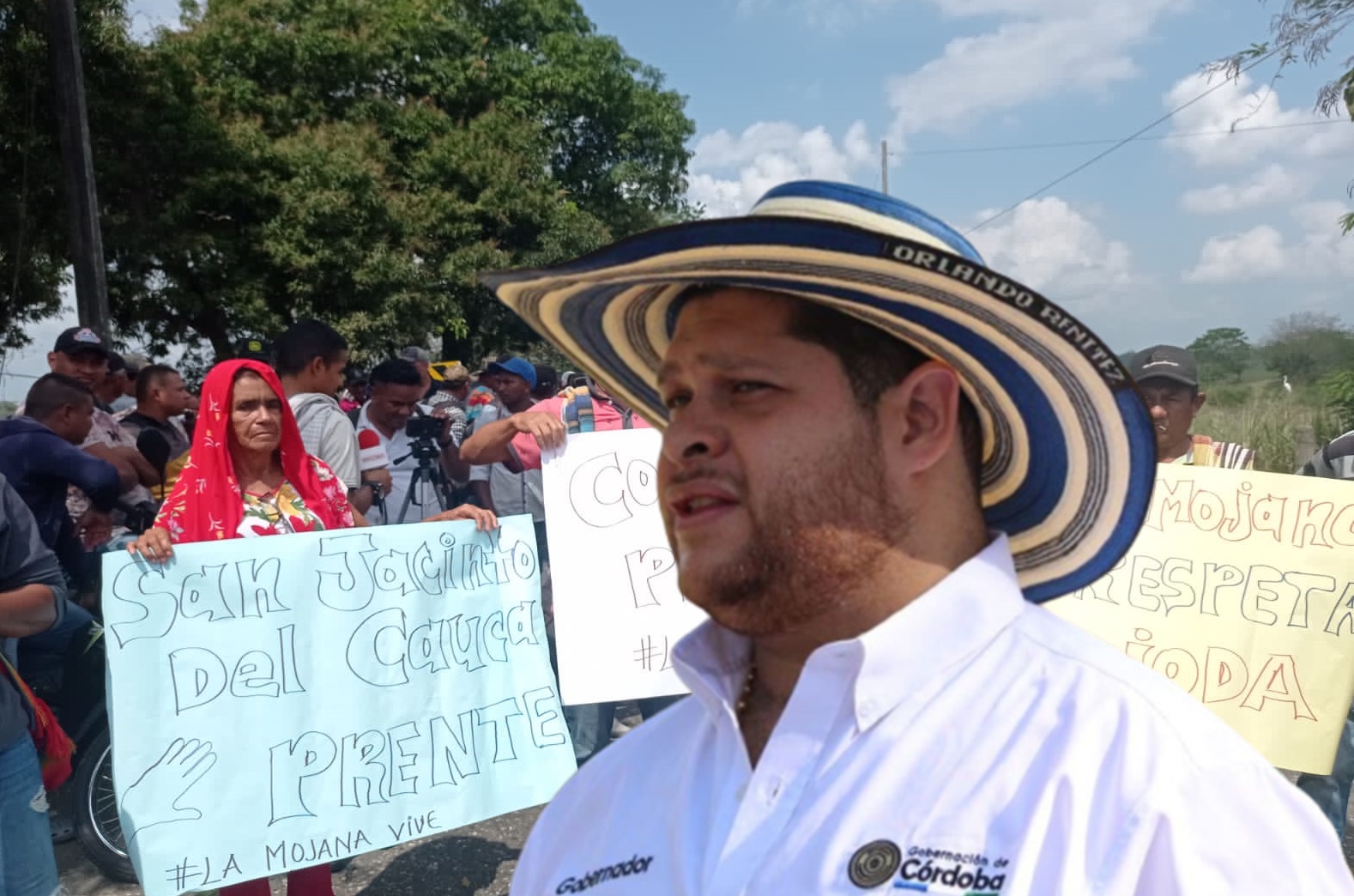 Gobernador convoca consejo de seguridad por bloqueos en el puente San Jorge y El Viajano