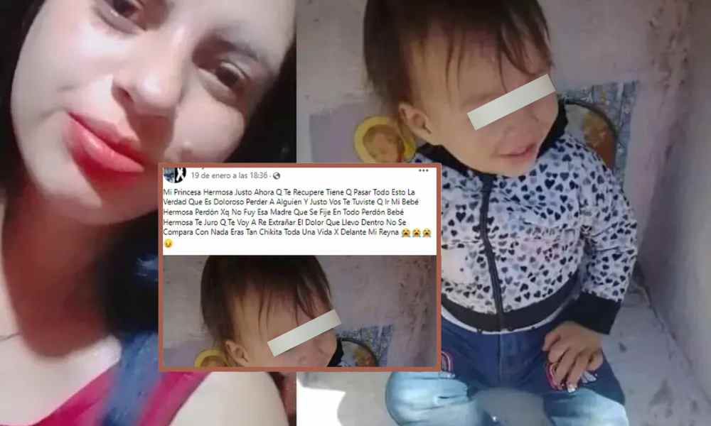 Mató a golpes a su hija de dos años y le dejó un mensaje de despedida en Facebook