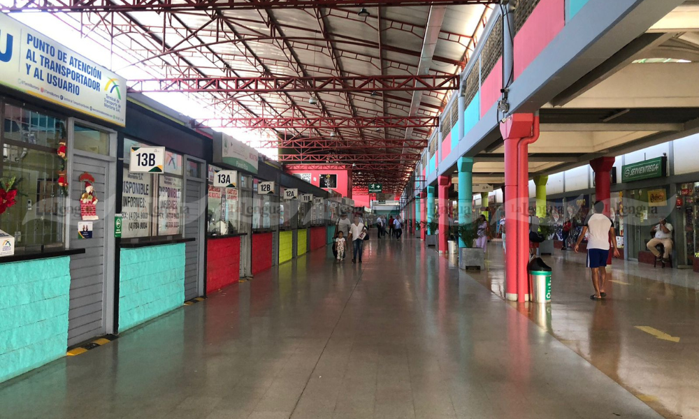 Flujo de pasajeros en la terminal de Montería disminuyó un 30% debido a bloqueos