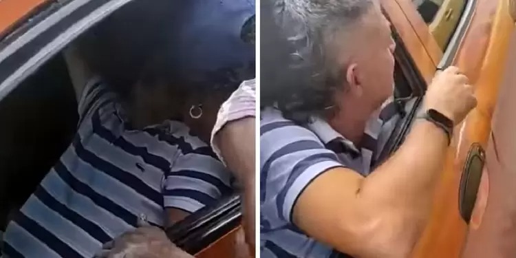 Al estilo de la bella durmiente: habitante de calle despertó con un beso a hombre que se quedó dormido en su auto