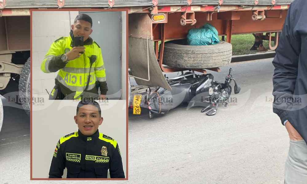 Patrullero cordobés murió en accidente de tránsito en Bogotá