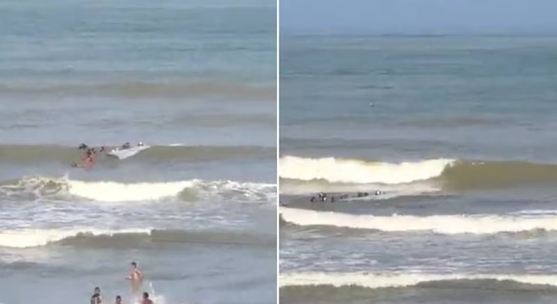 Lancha con 15 turistas naufragó en playas de Arboletes, no hubo fallecidos