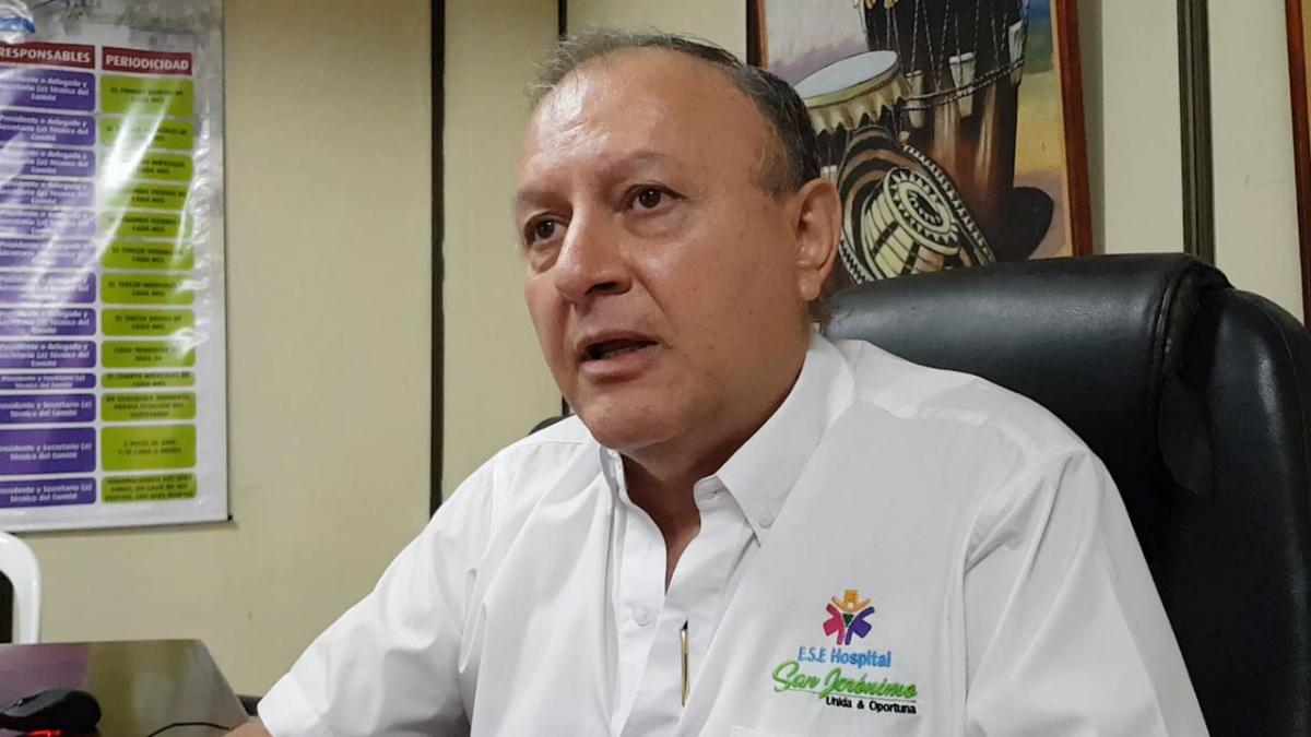 Rubén Trejos renunció como agente interventor del Hospital San Jerónimo de Montería