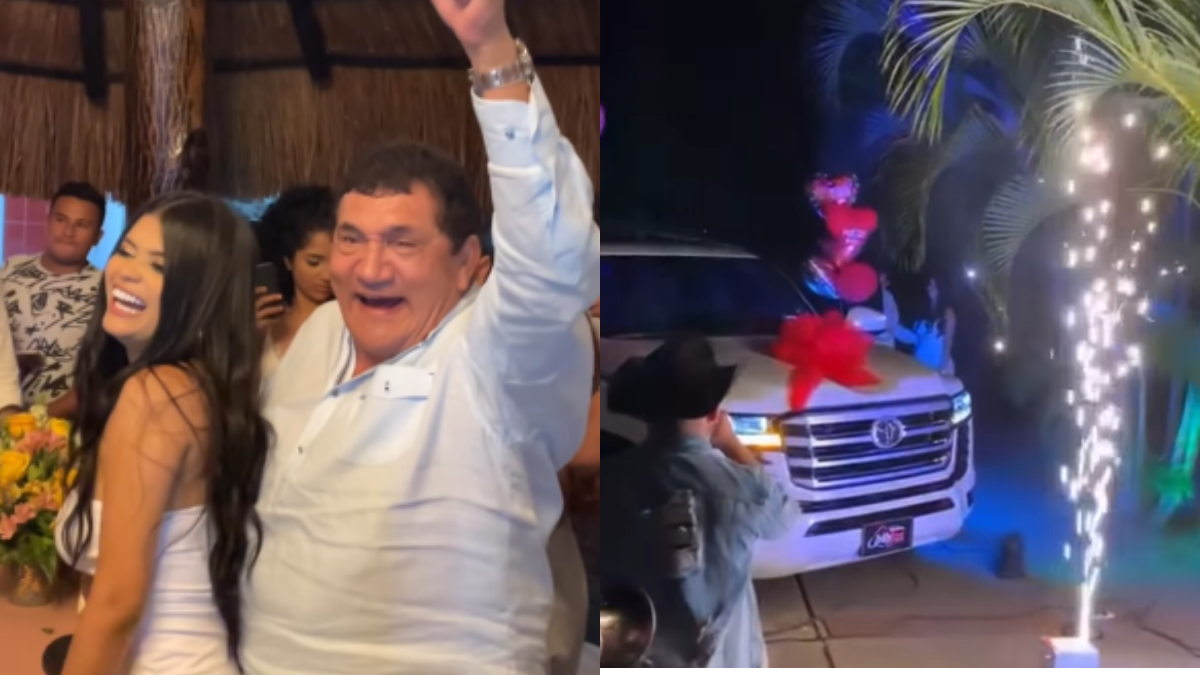 «Tan lindo mi gordo»: Poncho Zuleta le regaló de cumpleaños una Toyota a su ‘Frunita’
