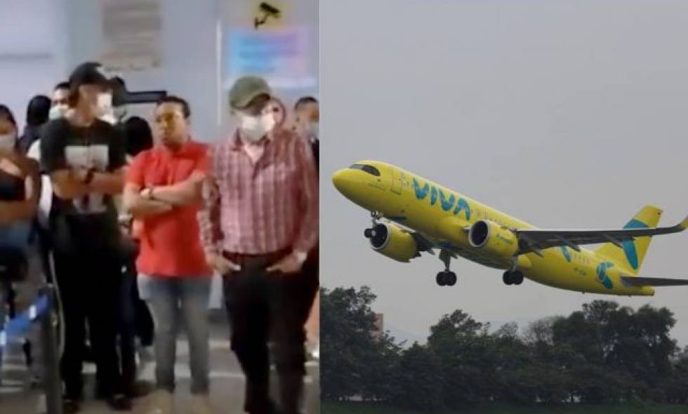 En video, crisis en aeropuertos de Colombia por suspensión de viajes de Viva Air