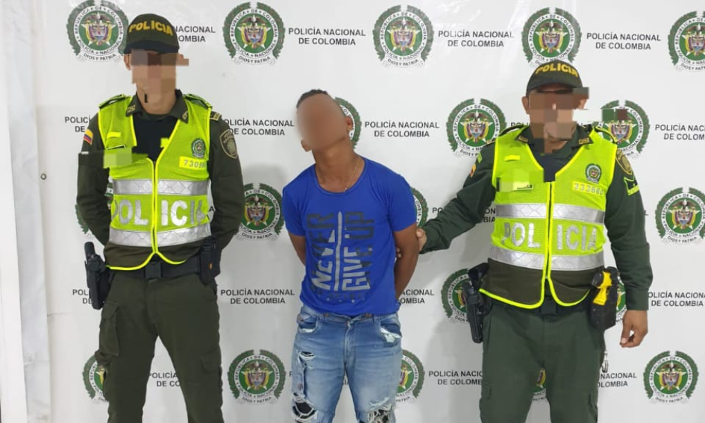 Capturado por morder y golpear a un policía en el barrio El Paraíso de Montería