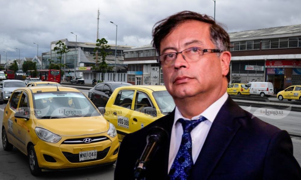 Petro arremetió contra líder de taxistas tras amenazar con tomarse los aeropuertos del país