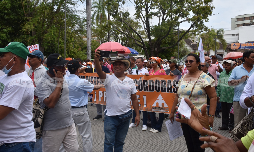 Así marcharon en Montería a favor de las reformas de Gustavo Petro