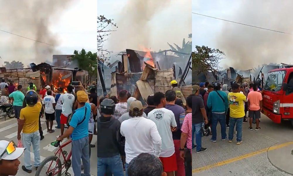 Denuncian que Cuerpo de Bomberos se tardó para atender incendio en Cantaclaro