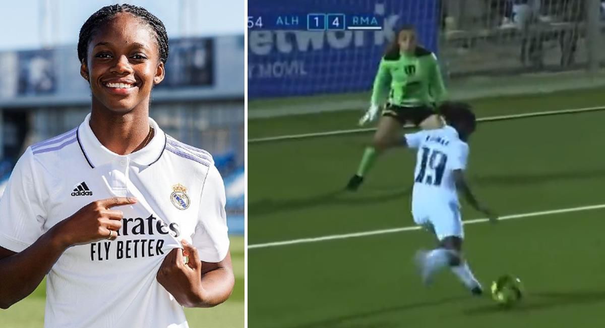 Linda Caicedo debutó y dejó buenas sensaciones en el Real Madrid